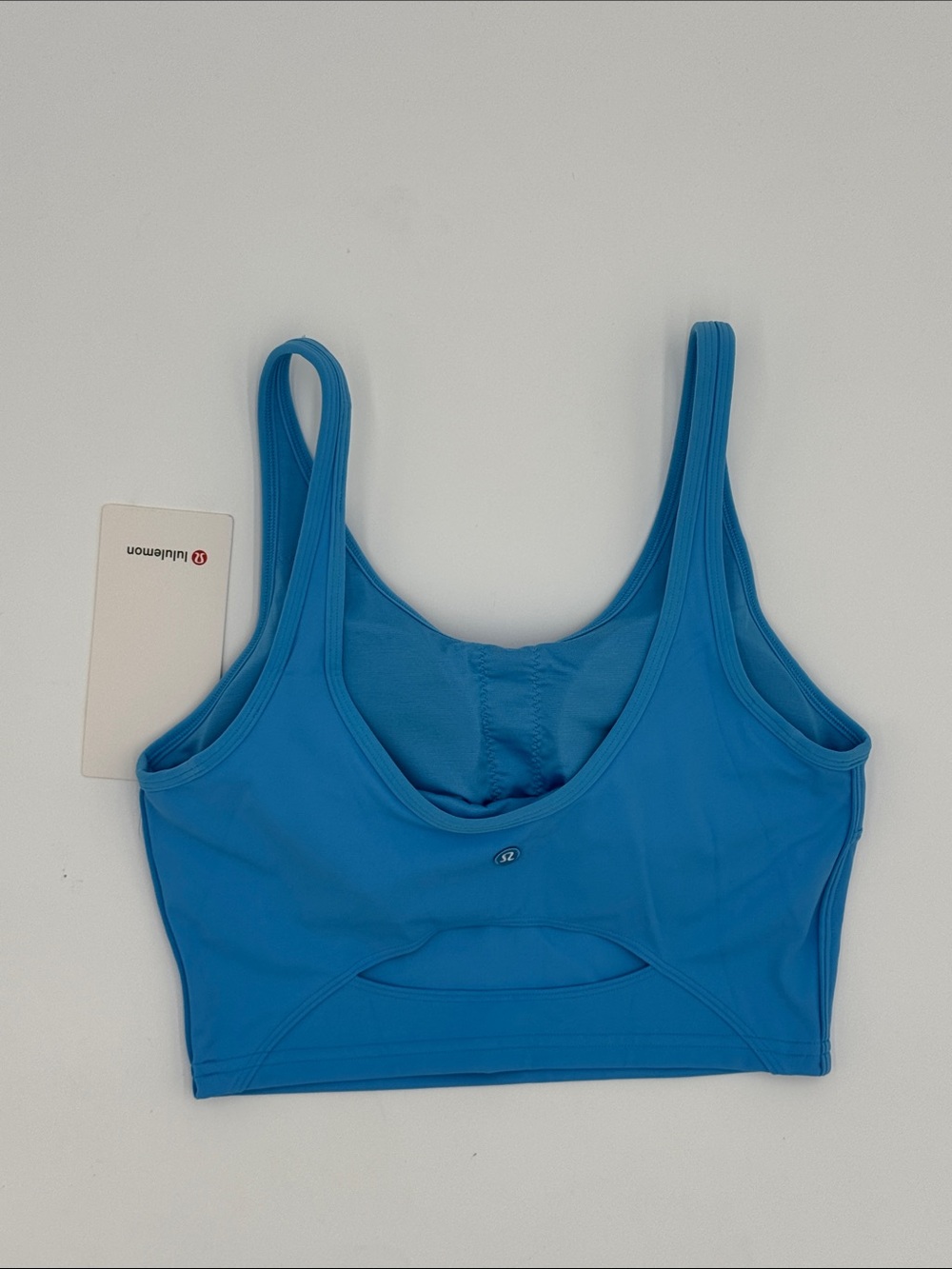 lululemon athletica Bright Blue Longline Scoop Sports Bra